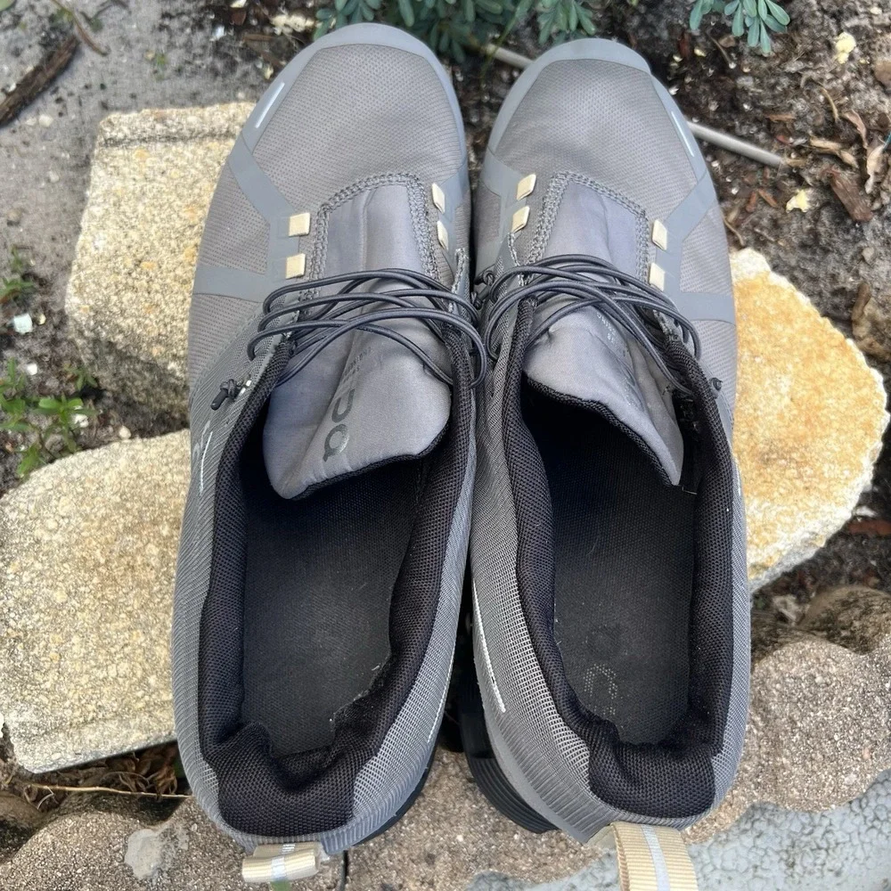 On Cloud 5 Waterproof 'Asphalt Magnet' Men's Size 12 59.97991 Running Shoes